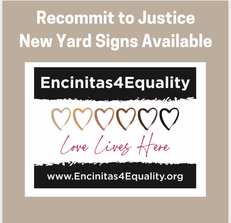 E4E justice yard sign